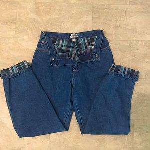 Flannel Lined L.L. Bean vintage jeans